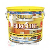 Краска акрилатная латексная SYMPHONY EURO-LIFE шелковисто-матовая влагостойкая